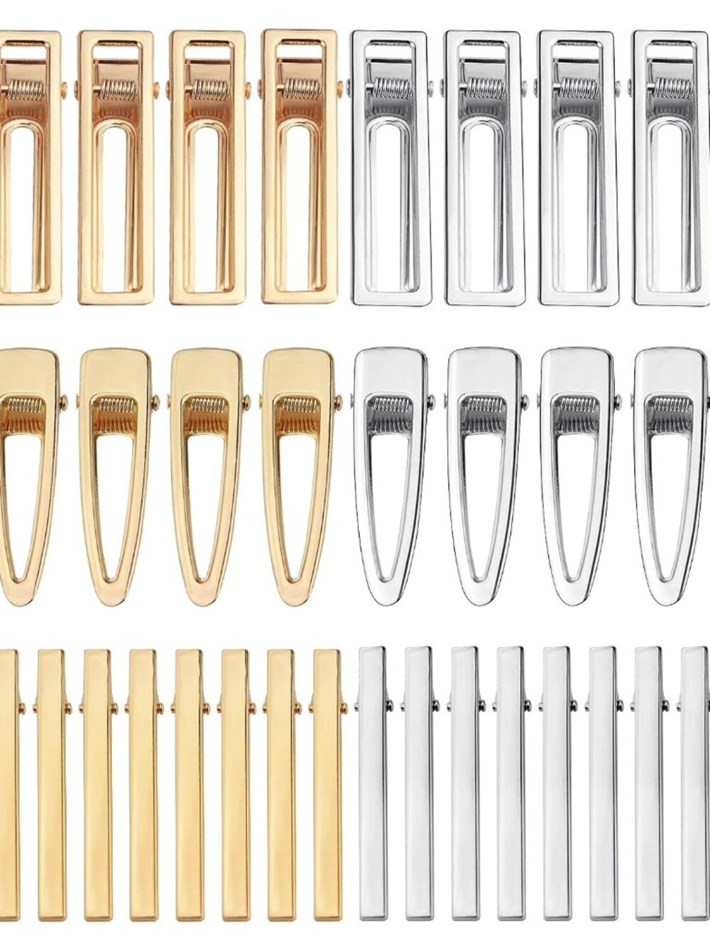 60pcs Hir Clips For Silicone Resin Molds, Diy Hir Bow Clips Perl Hirpin Hir Cces